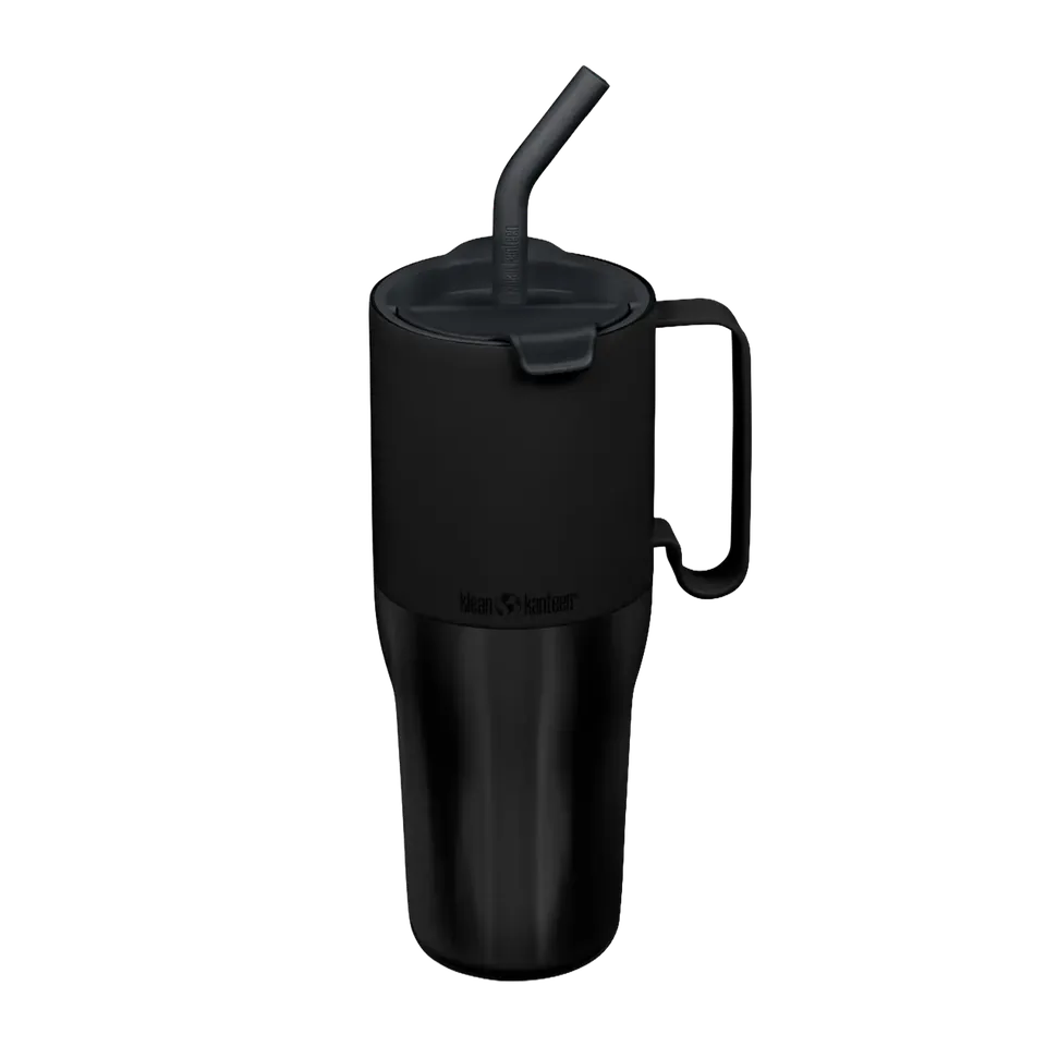 klean-kanteen-rise-tumbler-1064ml-mit-flip-lid-und-trinkhalm-isolierter-thermobe image 1
