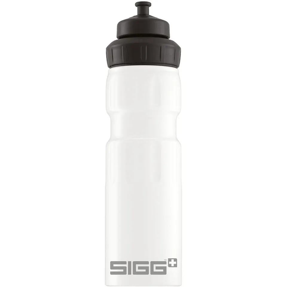 sigg-wmb-sports-white-touch-alu-fahrradflasche-0-75l-mit-3-stufen-sportverschlus image 1