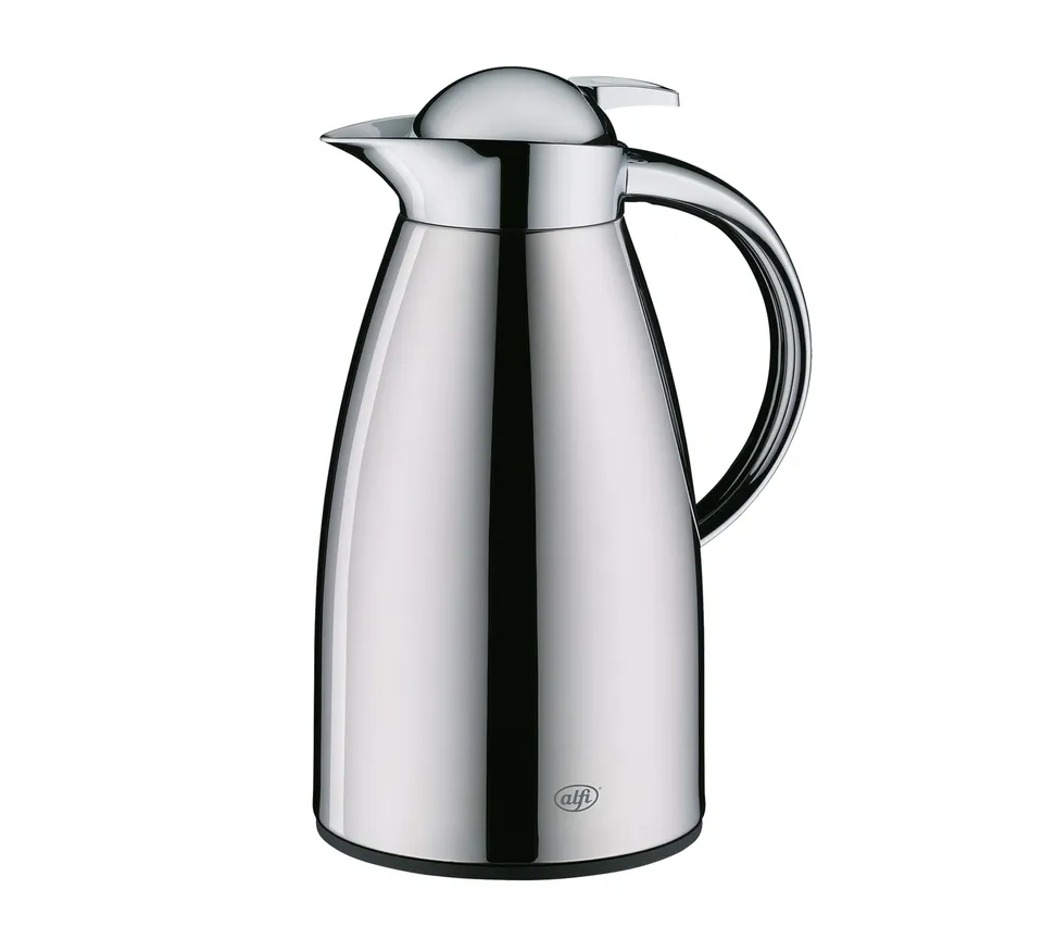 alfi-signo-thermoskanne-metall-poliert-1l-isolierkanne-f-r-12h-hei-24h-kalt image 1