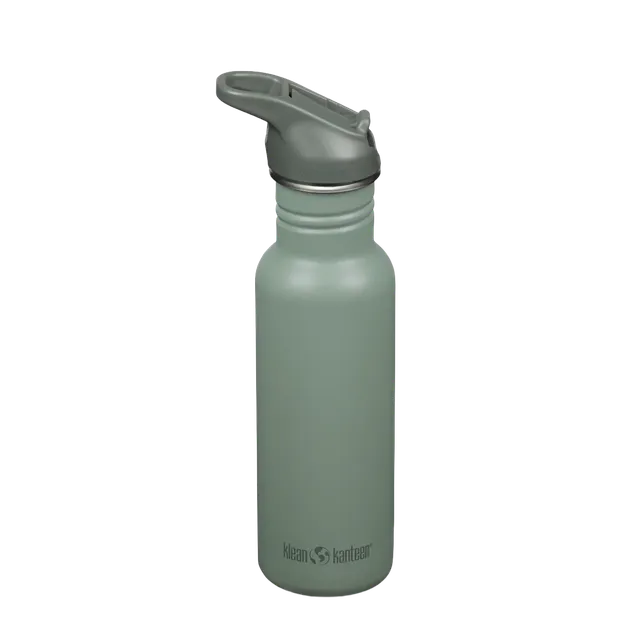 klean-kanteen-classic-trinkflasche-532ml-aus-edelstahl-mit-flip-sport-cap image 1
