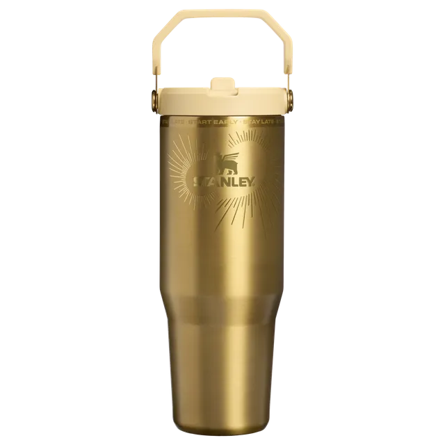 stanley-1913-messi-x-iceflow-flip-straw-2-0-tumbler-0-89-l-gold-edition-mit-trin image 1