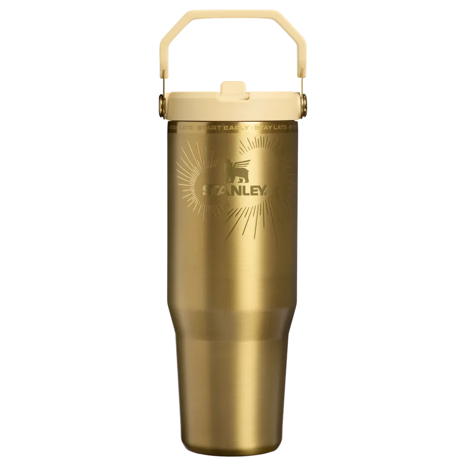 stanley-1913-messi-x-iceflow-flip-straw-2-0-tumbler-0-89-l-gold-edition-mit-trin image 1