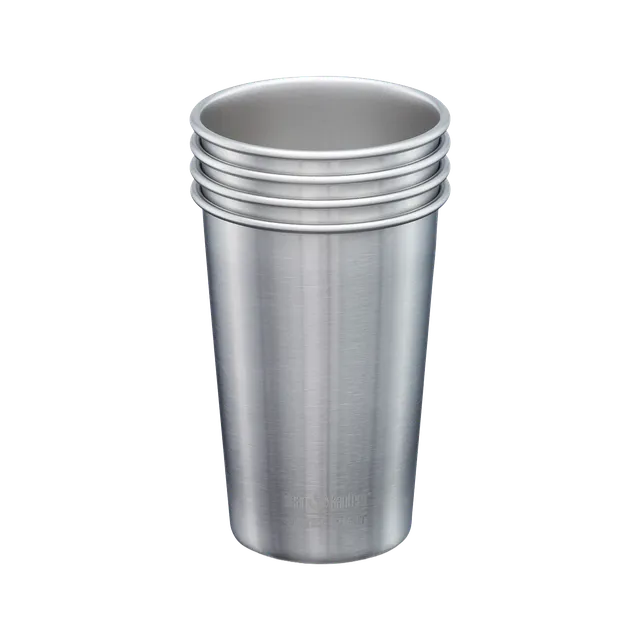 klean-kanteen-pint-cup-473ml-4er-set-edelstahl-trinkbecher image 1