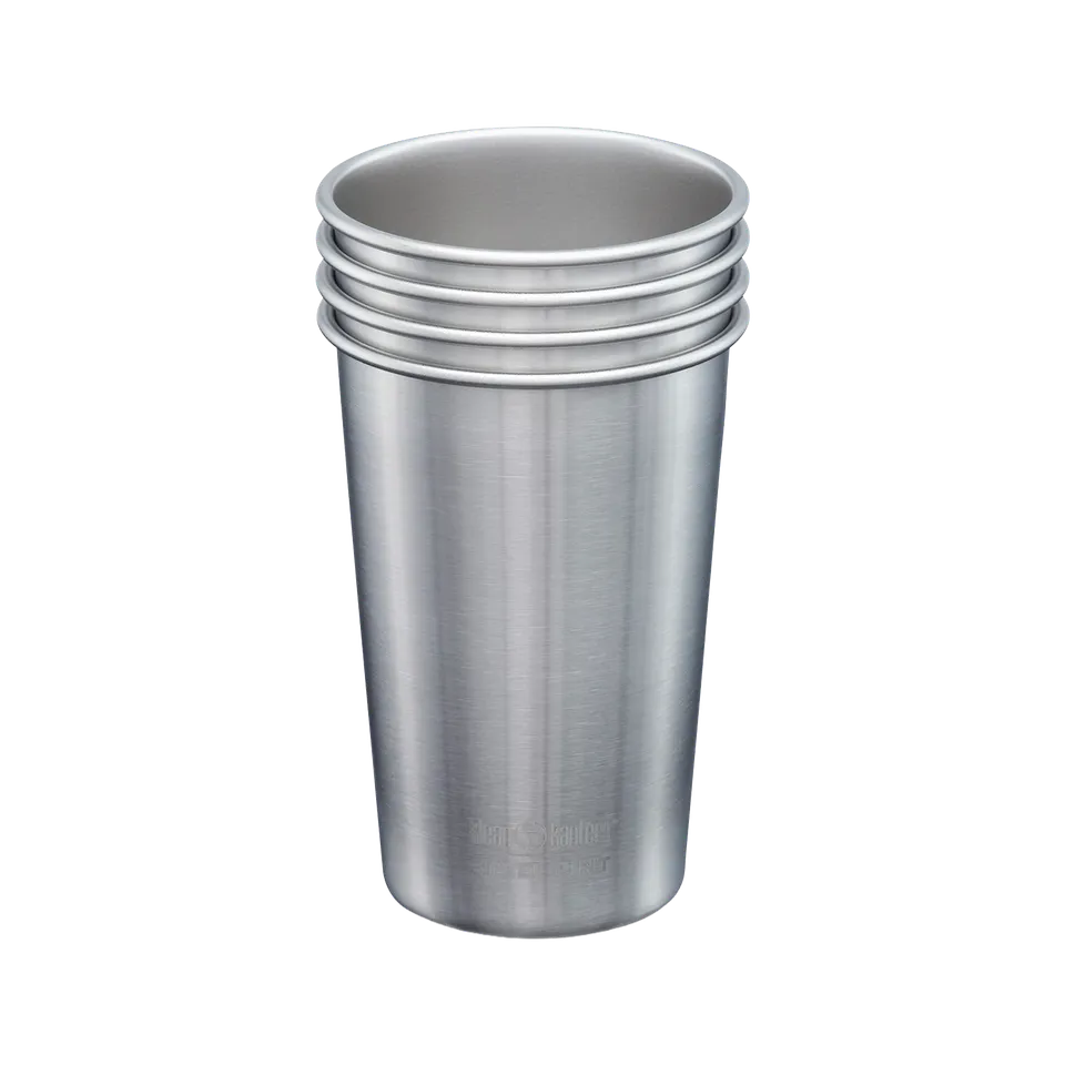 klean-kanteen-pint-cup-473ml-4er-set-edelstahl-trinkbecher image 1