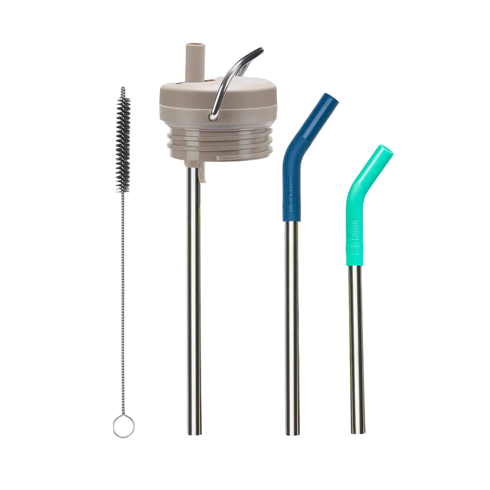 klean-kanteen-twist-straw-cap-f-r-tkwide-integrierter-trinkhalm-schwenkbarer-hen image 1