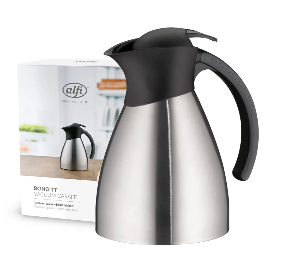 alfi-bono-tt-isolierkanne-1-0l-doppelwandig-edelstahl-12h-hei-24h-kalt-drucktast image 1