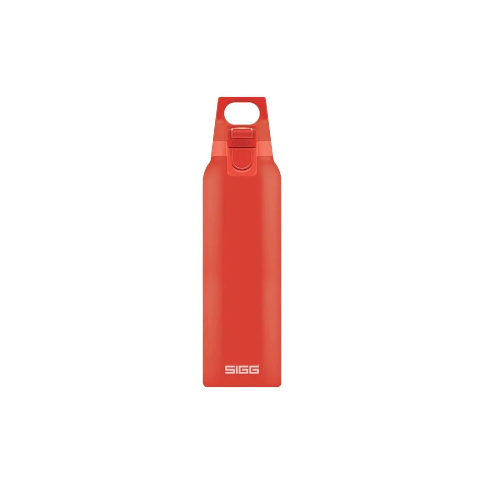 sigg-hot-cold-one-scarlet-thermo-trinkflasche-0-5l-einh-ndig-bedienbar-auslaufsi image 1