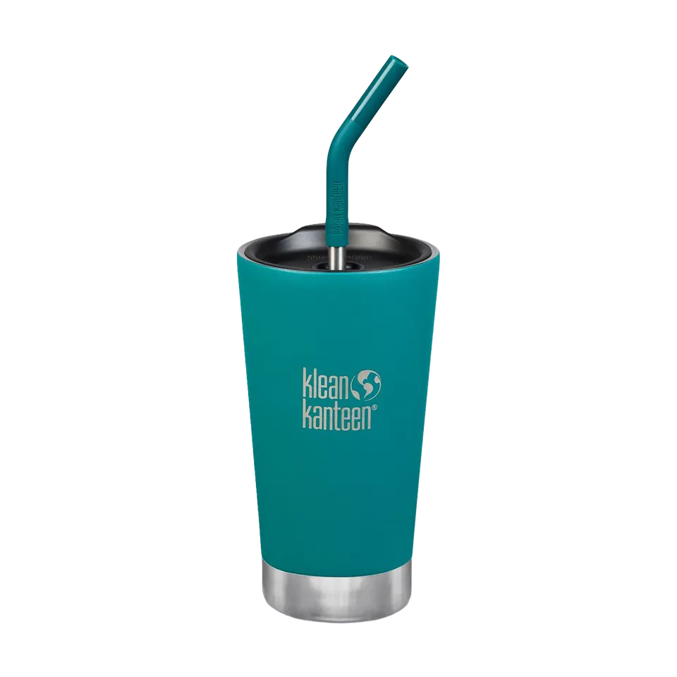 klean-kanteen-tumbler-473ml-isolierbecher-mit-deckel-und-trinkhalm image 1