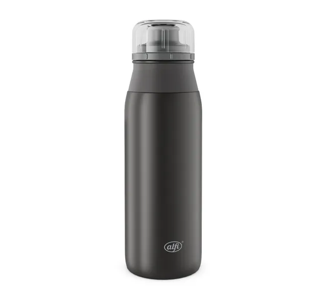 alfi-element-bottle-600ml-schwarz-matt-leichte-edelstahl-trinkflasche-sp-lmaschi image 1