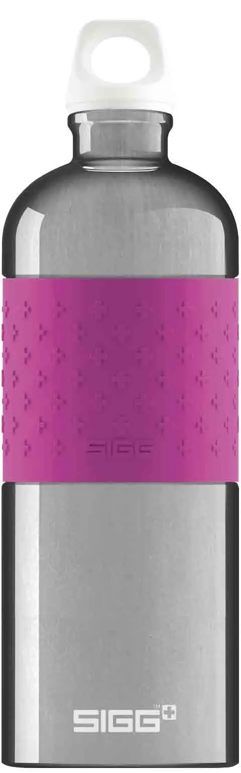 sigg-cyd-alu-berry-trinkflasche-1l-rutschfeste-designflasche-aus-aluminium-bpa-f image 1