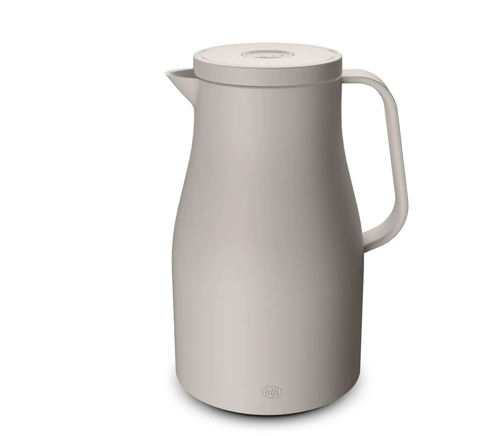 alfi-econscious-isolierkanne-1-00-l-beige-thermoskanne-mit-hartglaseinsatz-12-h- image 1