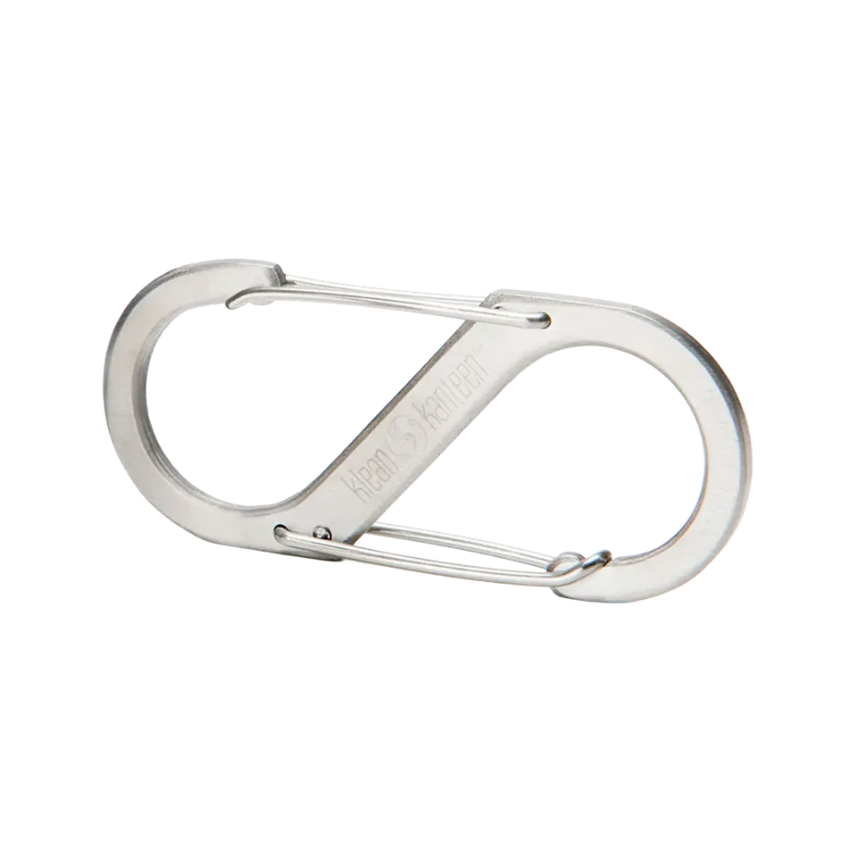 klean-kanteen-edelstahl-karabinerhaken-s-biner-doppel-karabiner-f-r-alle-flasche image 1