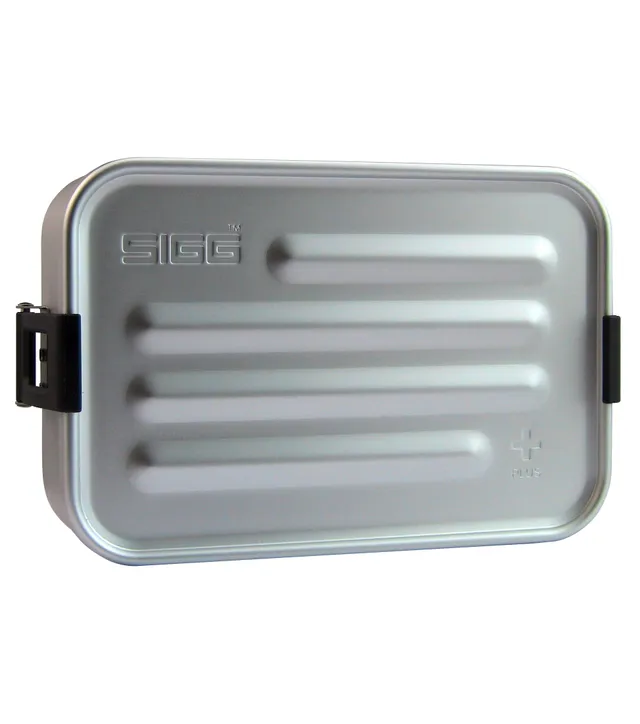 sigg-metal-box-plus-aluminium-lunchbox-mit-silikoneinsatz-und-trenner image 1