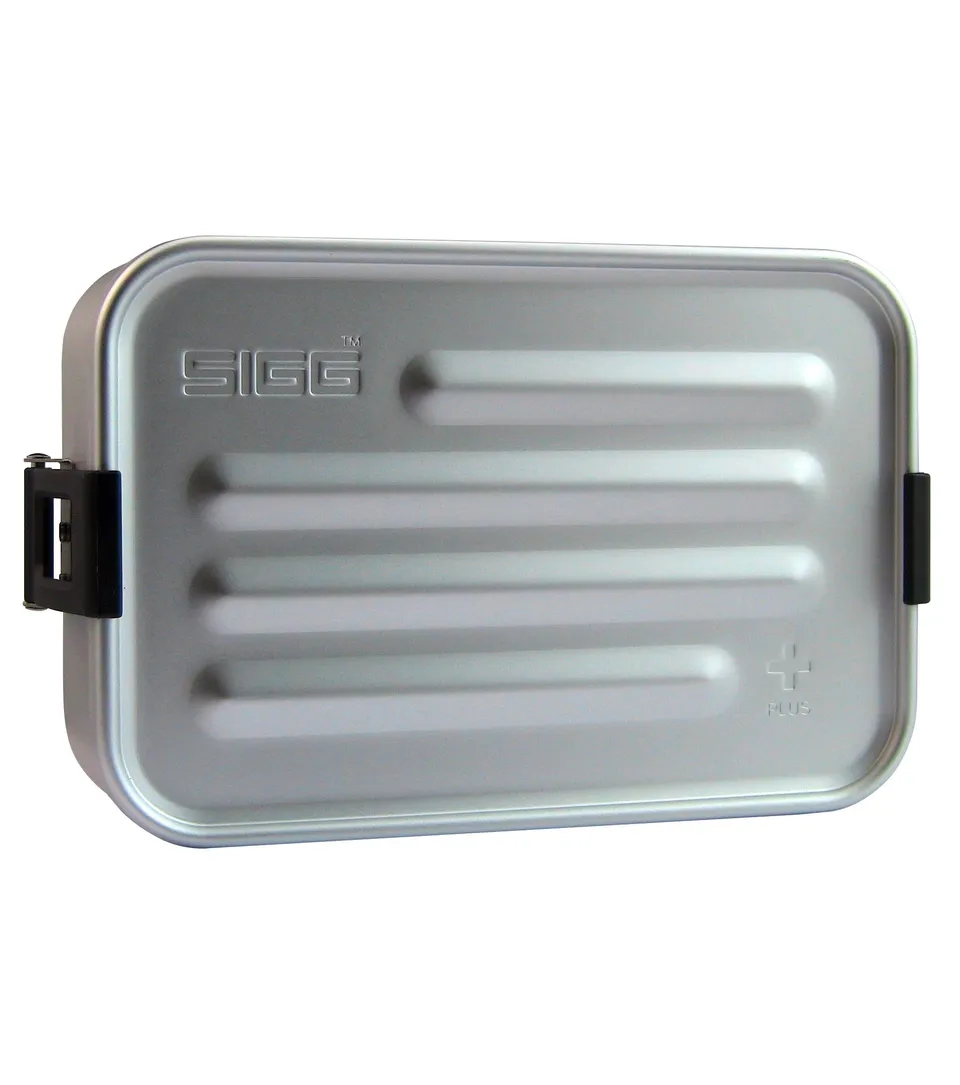 sigg-metal-box-plus-aluminium-lunchbox-mit-silikoneinsatz-und-trenner image 1