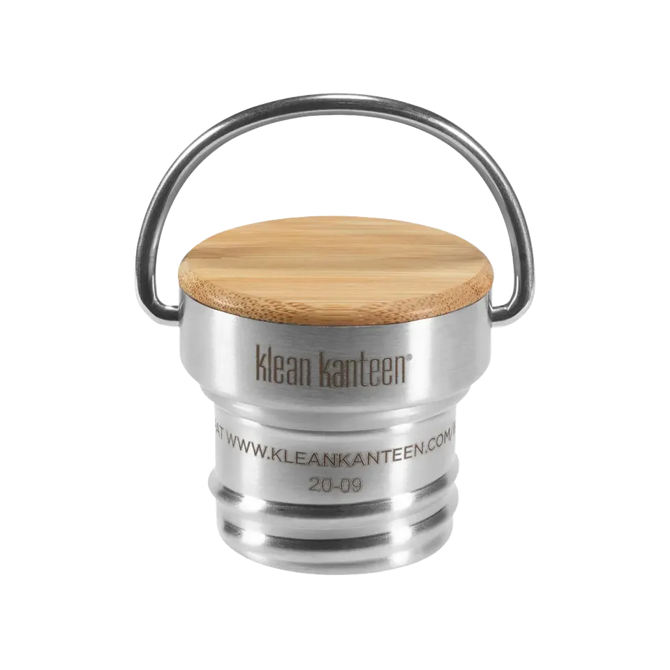 klean-kanteen-edelstahl-loop-cap-mit-bambus-f-r-classic-kid-classic-reflect image 1