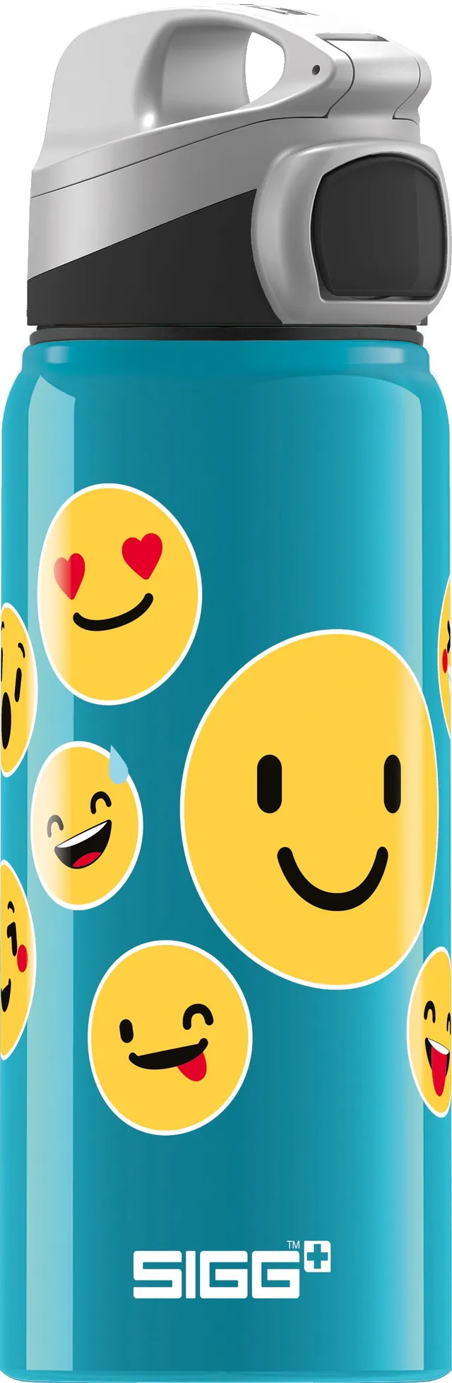 sigg-miracle-alu-emoticon-kinder-trinkflasche-0-6-l-auslaufsicher-bpa-frei-t-rki image 1