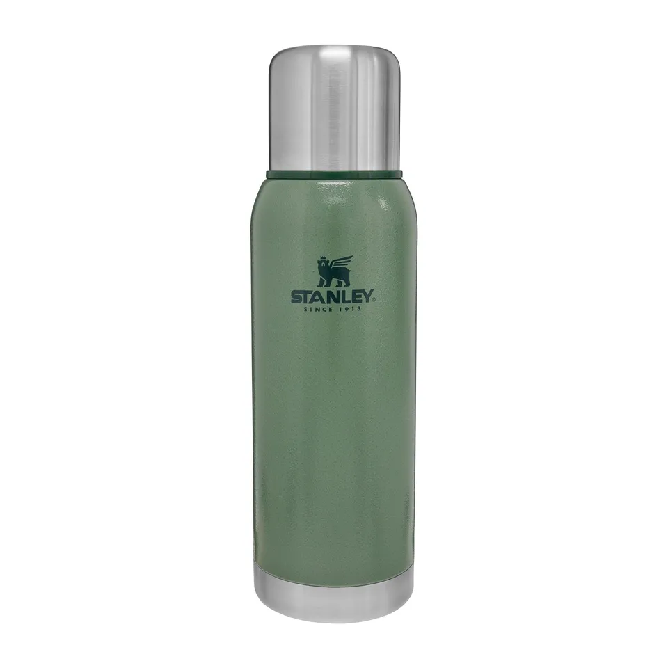 stanley-1913-adventure-thermosflasche-1l-hammertone-green-isolierflasche-24h-hei image 1