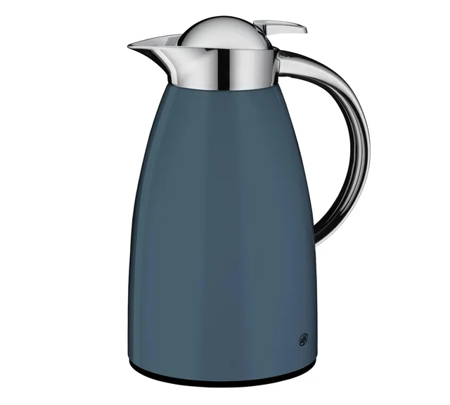 alfi-signo-isolierkanne-1-00-l-edelstahlk-rper-river-blue-kaffee-teekanne-mit-ei image 1