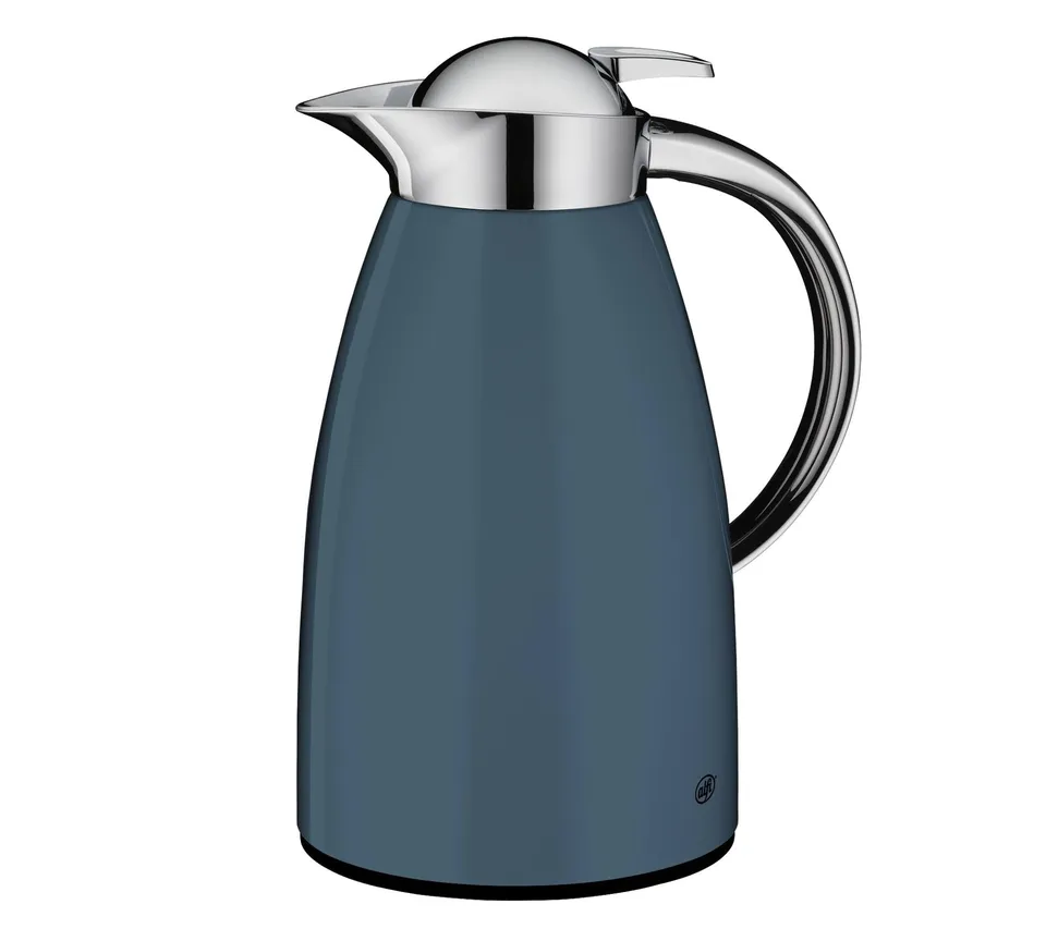 alfi-signo-isolierkanne-1-00-l-edelstahlk-rper-river-blue-kaffee-teekanne-mit-ei image 1