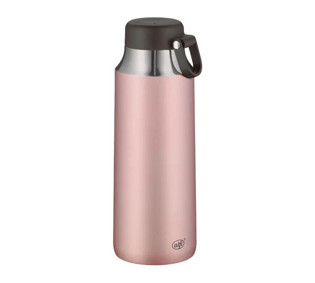 alfi-city-tea-bottle-900ml-rose-edelstahl-thermoflasche-mit-trageschlaufe-auslau image 1