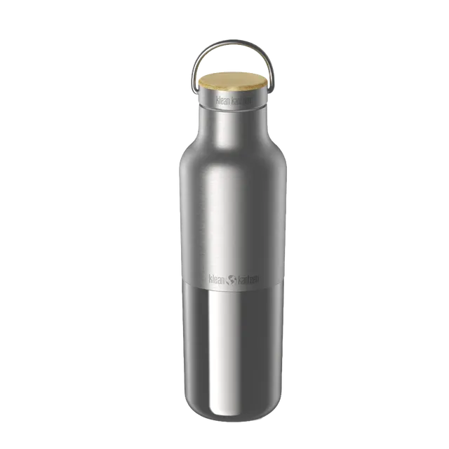 klean-kanteen-rise-reflect-592ml-isolierflasche-mit-bambus-loop-cap image 1
