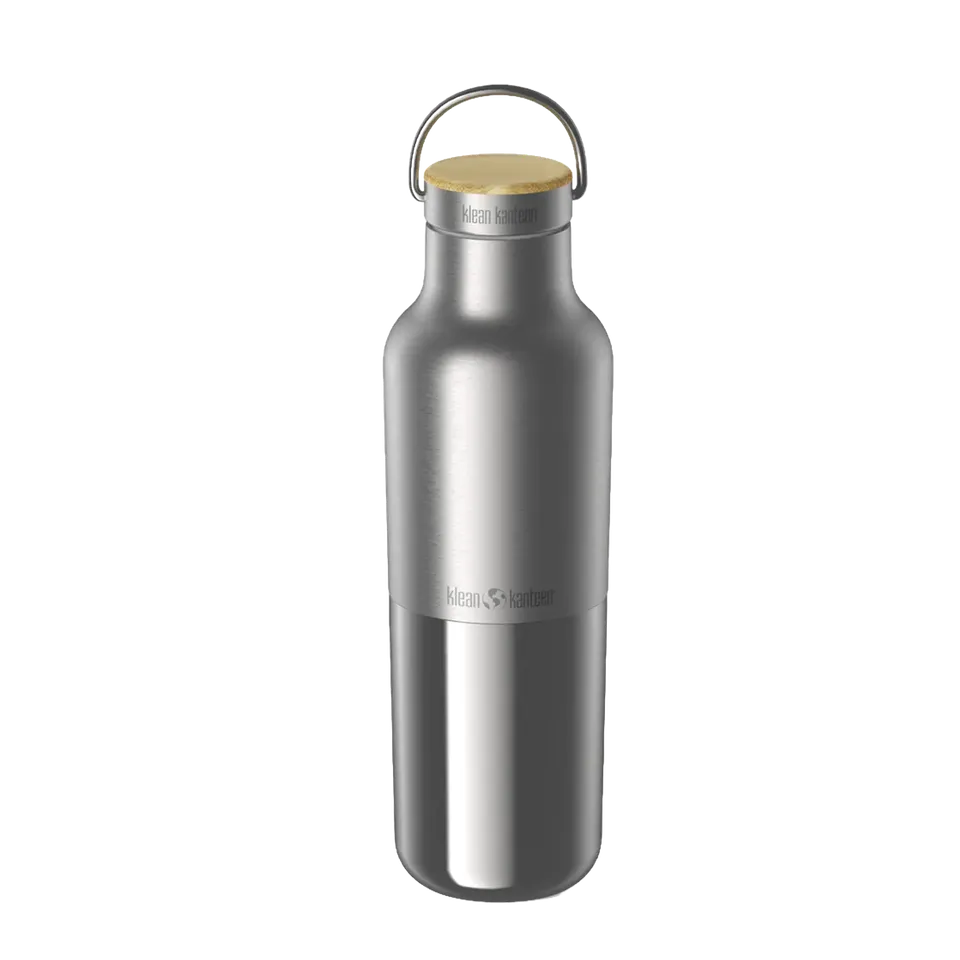 klean-kanteen-rise-reflect-592ml-isolierflasche-mit-bambus-loop-cap image 1