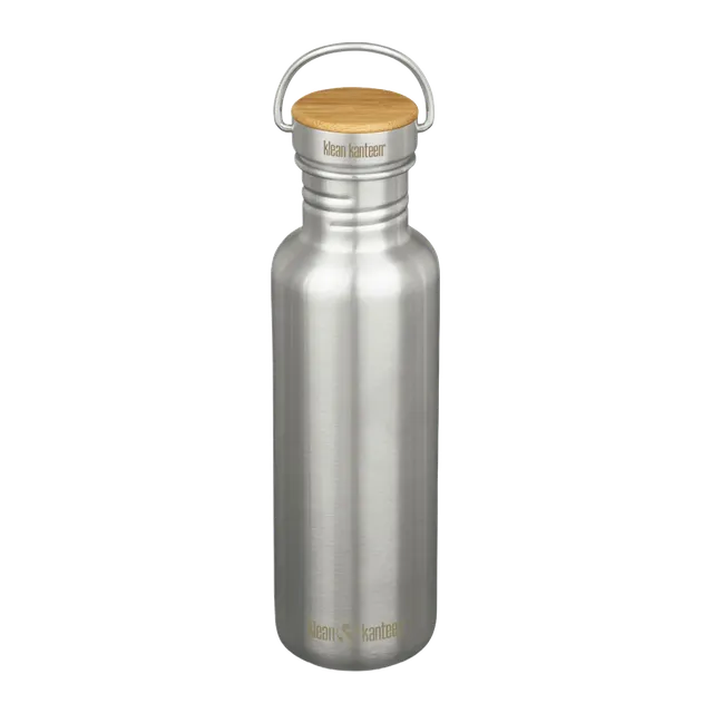 klean-kanteen-reflect-edelstahl-trinkflasche-800ml-bambus-schraubverschluss image 1