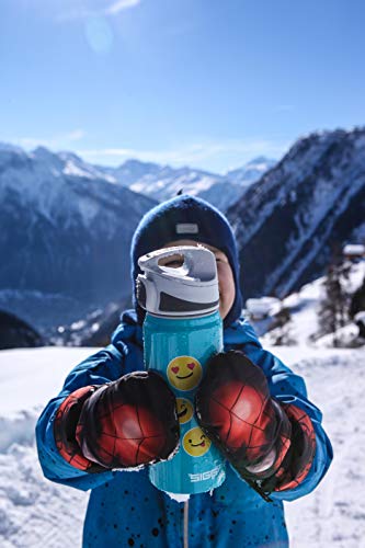 sigg-miracle-alu-emoticon-kinder-trinkflasche-0-6-l-auslaufsicher-bpa-frei-t-rki image 7