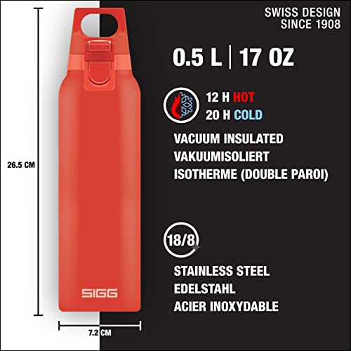 sigg-hot-cold-one-scarlet-thermo-trinkflasche-0-5l-einh-ndig-bedienbar-auslaufsi image 4