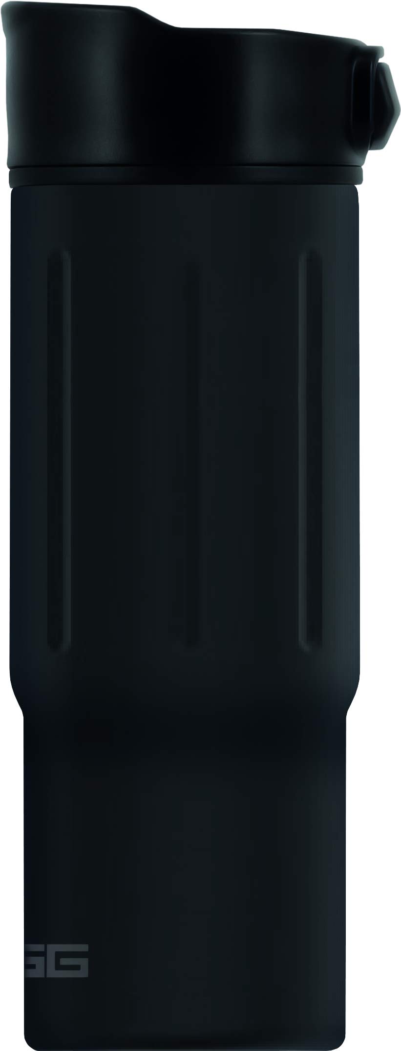 sigg-gemstone-mug-obsidian-thermobecher-0-47l-isolierter-edelstahl-kaffeebecher- image 1
