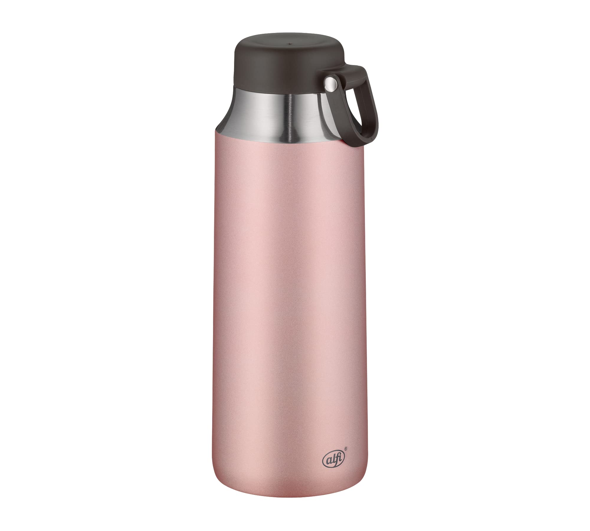alfi-city-tea-bottle-900ml-rose-edelstahl-thermoflasche-mit-trageschlaufe-auslau image 1