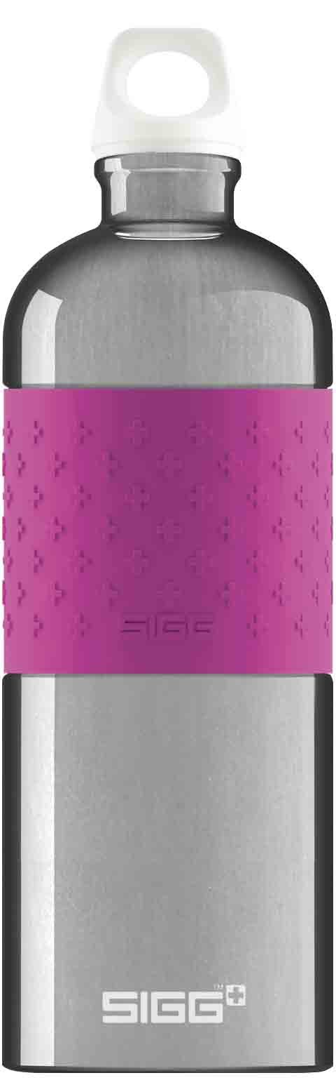 sigg-cyd-alu-berry-trinkflasche-1l-rutschfeste-designflasche-aus-aluminium-bpa-f image 1
