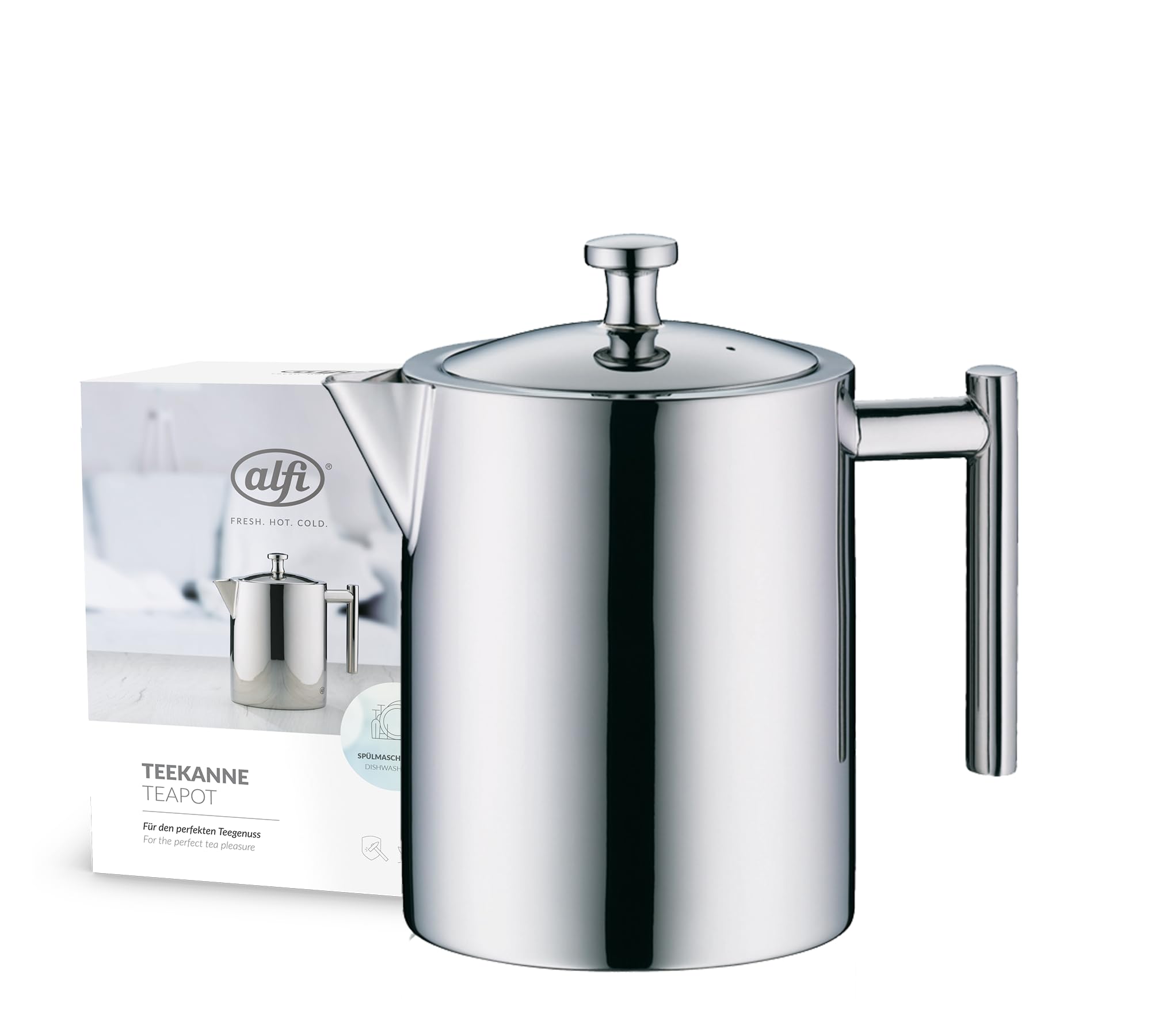 alfi-tea-pot-teekanne-mit-siebeinsatz-1-4-l-edelstahl-aromasafe-integrierter-tee image 1