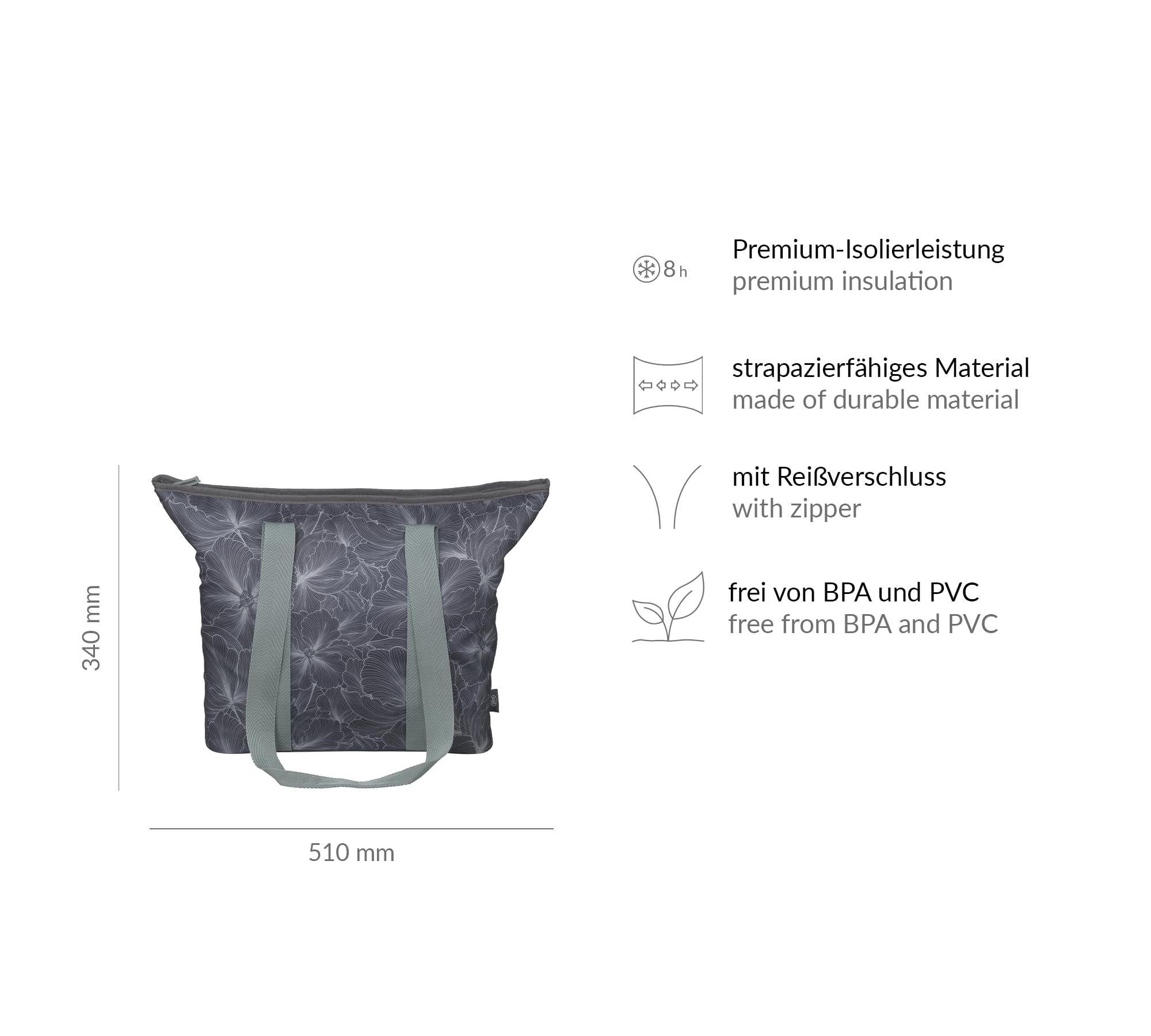 alfi-iso-shopper-k-hltasche-17-liter-isolierte-einkaufstasche-floral-flexibel-au image 5