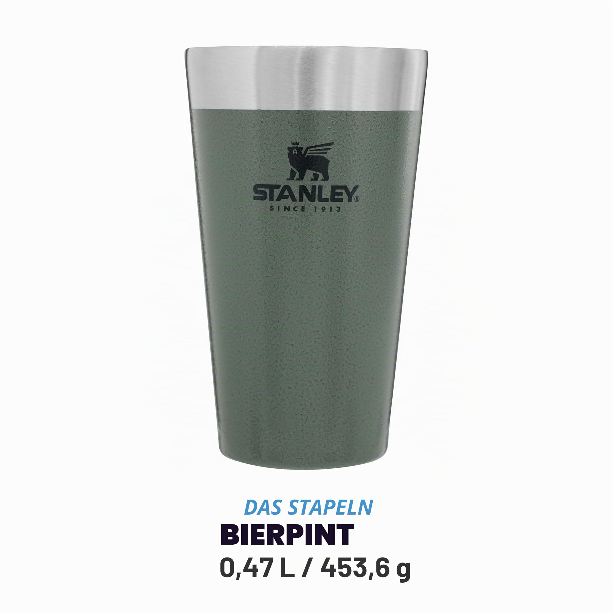 stanley-1913-adventure-stacking-bierbecher-0-47l-hammertone-green-stapelbar-edel image 3