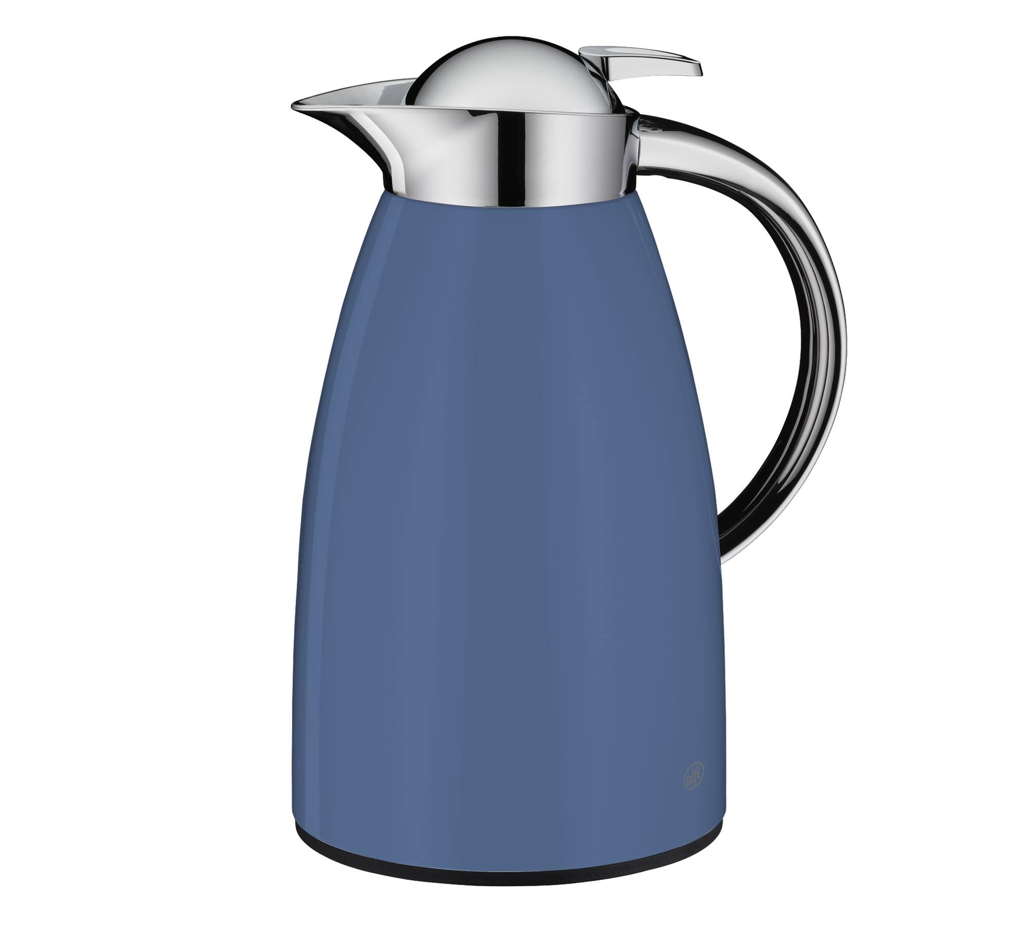 alfi-signo-isolierkanne-1-0-l-12-h-hei-24-h-kalt-edelstahl-bijou-blue-mat-hartgl image 1