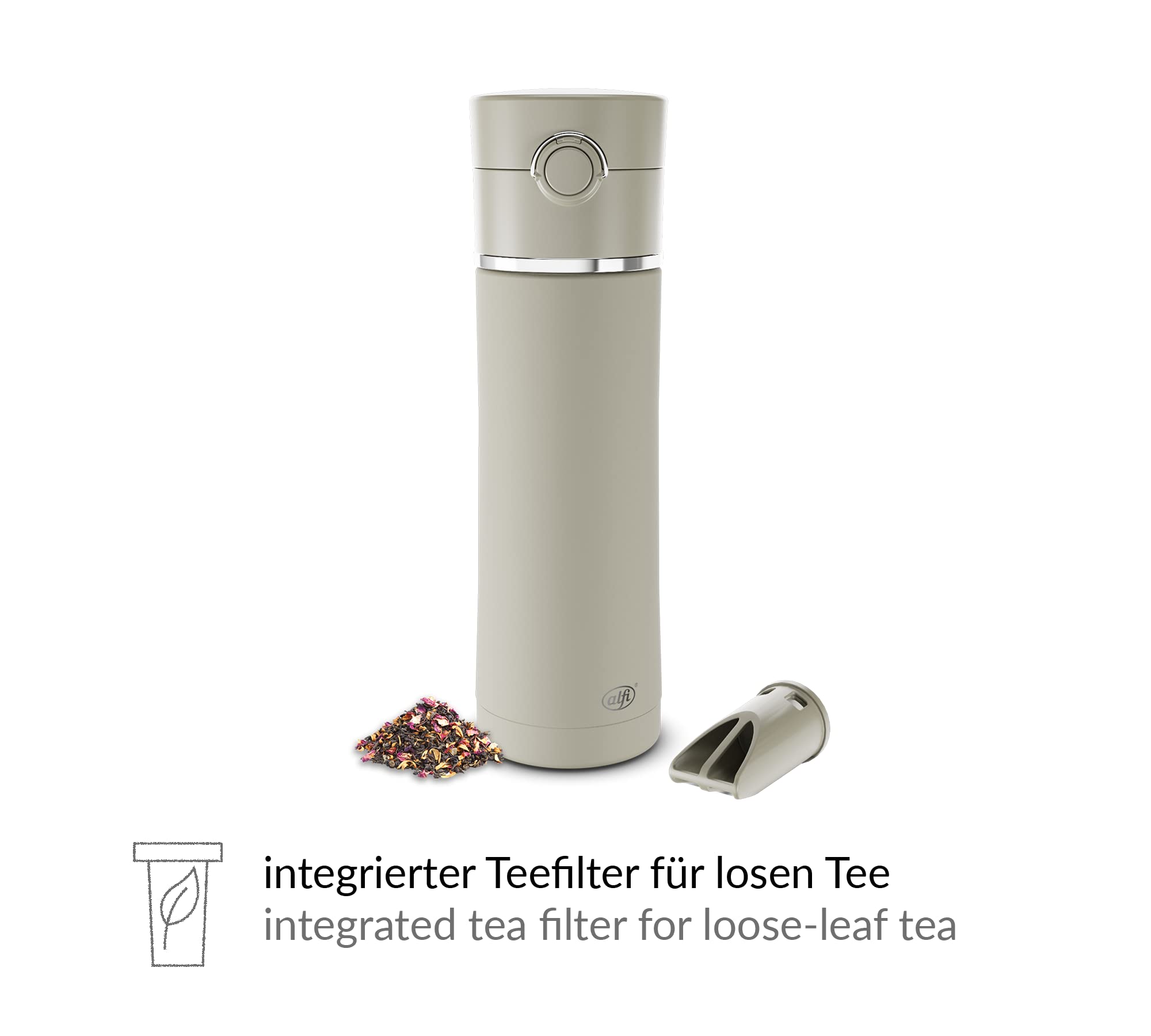 alfi-balance-tea-bottle-500ml-silver-lining-edelstahl-isolierflasche-mit-integri image 3