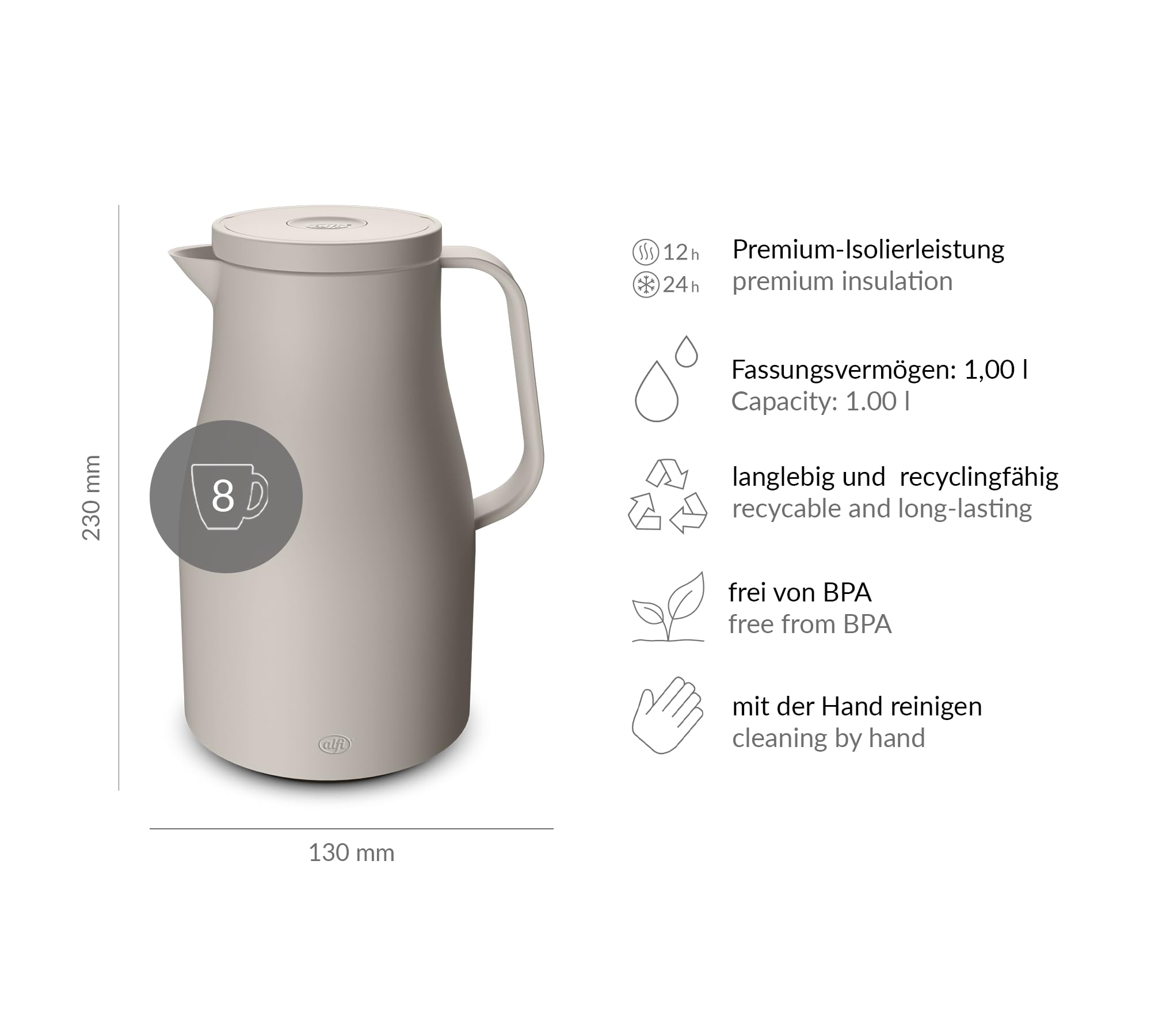 alfi-econscious-isolierkanne-1-00-l-beige-thermoskanne-mit-hartglaseinsatz-12-h- image 7