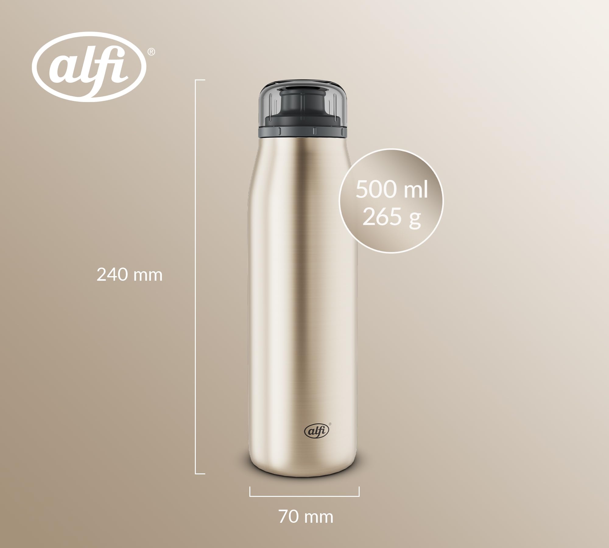 alfi-iso-bottle-isolierflasche-0-50-l-champagne-mat-edelstahl-trinkflasche-kohle image 6