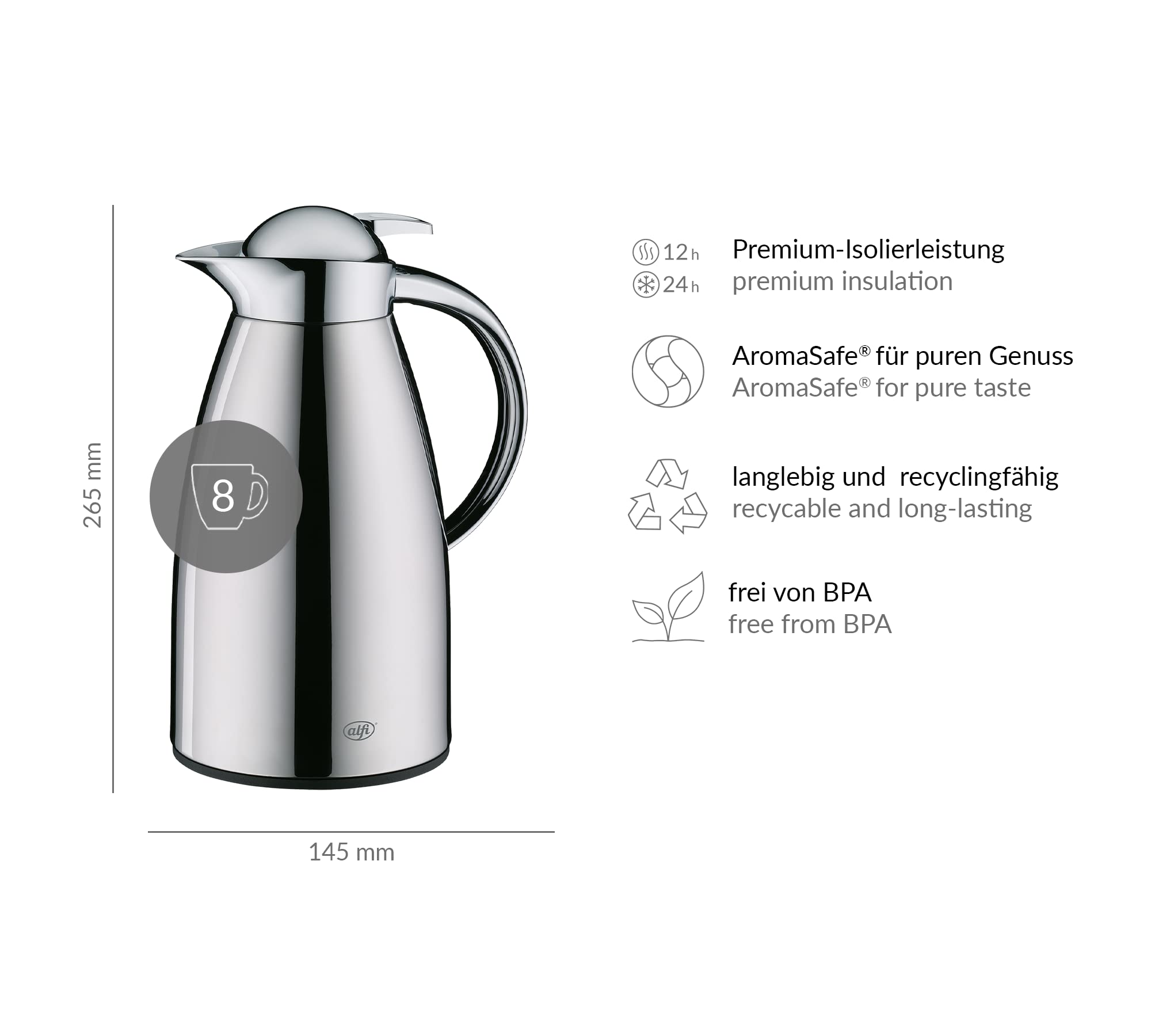 alfi-signo-thermoskanne-metall-poliert-1l-isolierkanne-f-r-12h-hei-24h-kalt image 4