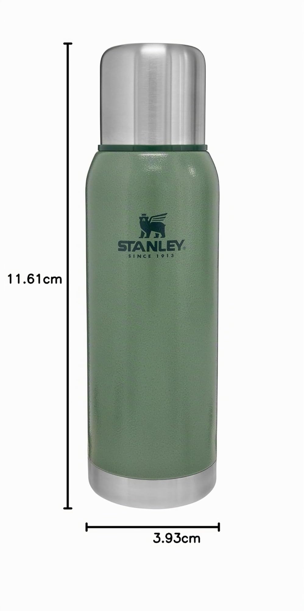 stanley-1913-adventure-thermosflasche-1l-hammertone-green-isolierflasche-24h-hei image 8