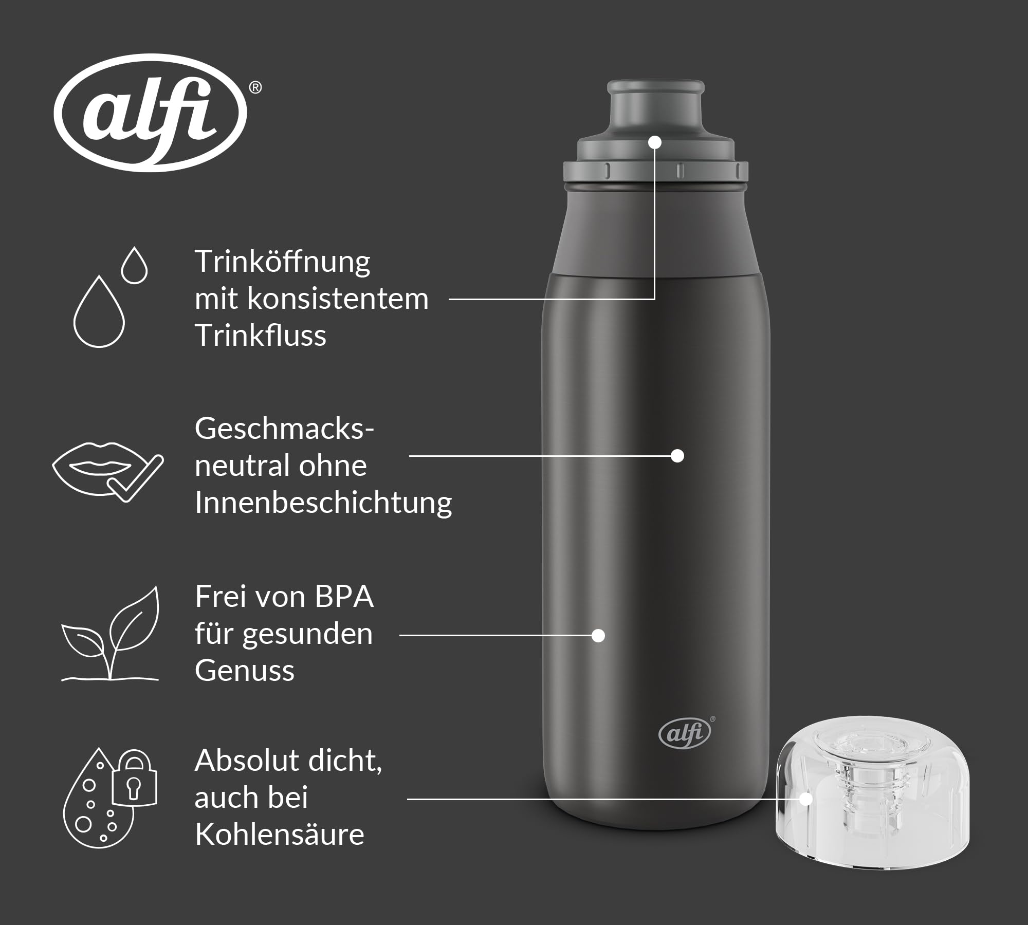 alfi-element-bottle-600ml-schwarz-matt-leichte-edelstahl-trinkflasche-sp-lmaschi image 3