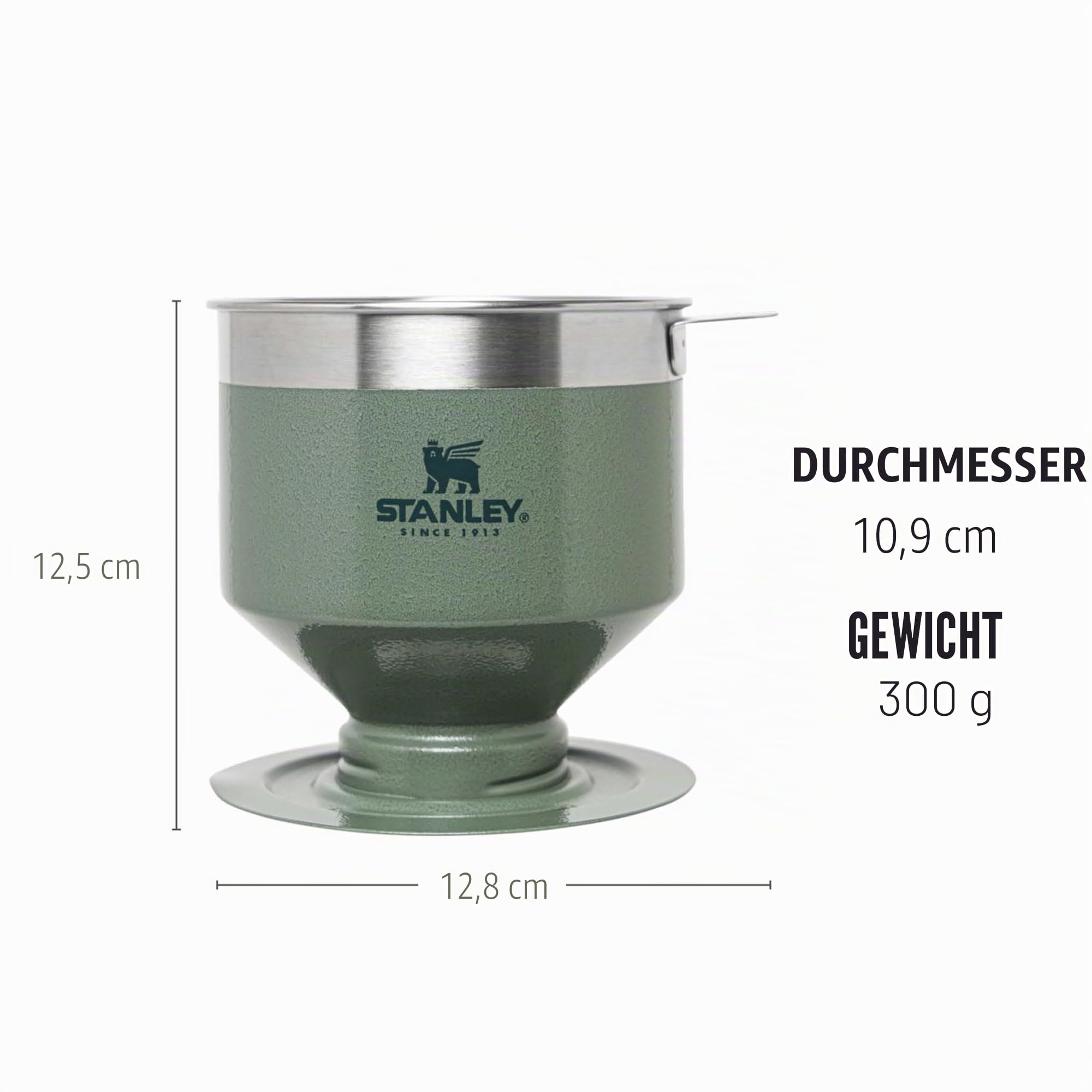 stanley-1913-camp-mug-mit-perfect-brew-set-0-35l-hammertone-green-inkl-pour-over image 3