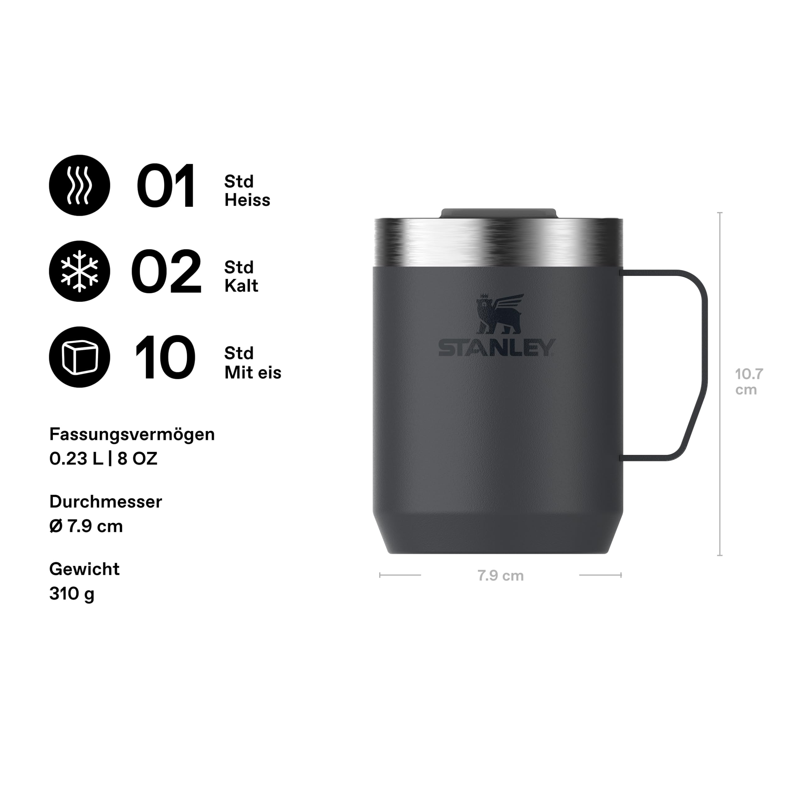 stanley-1913-classic-legendary-camp-mug-thermobecher-0-23l-1h-hei-2h-kalt-bpa-fr image 2