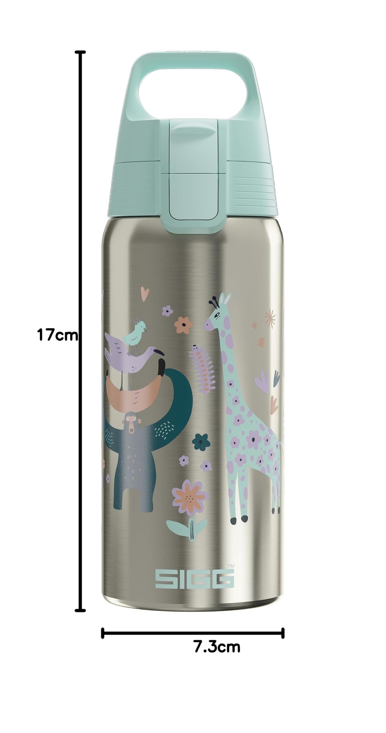 sigg-shield-therm-one-jungle-isolierte-trinkflasche-f-r-kinder-0-5l-36h-kalt-5h- image 8