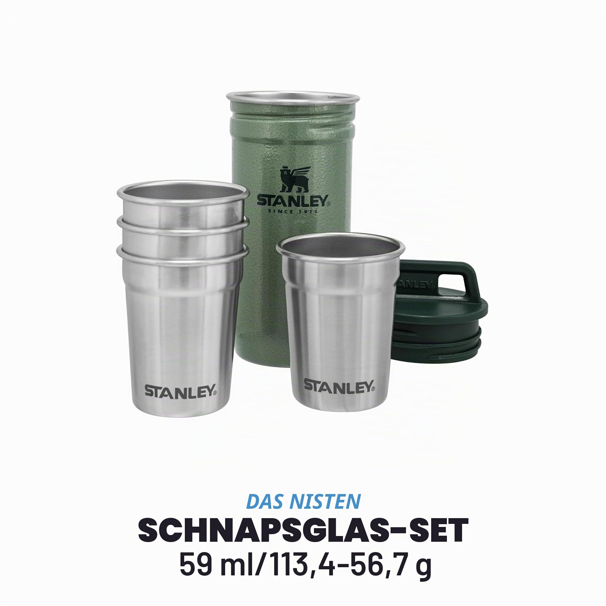 stanley-1913-adventure-nesting-shotgl-ser-set-4-edelstahl-schnapsgl-ser-59-ml-st image 2