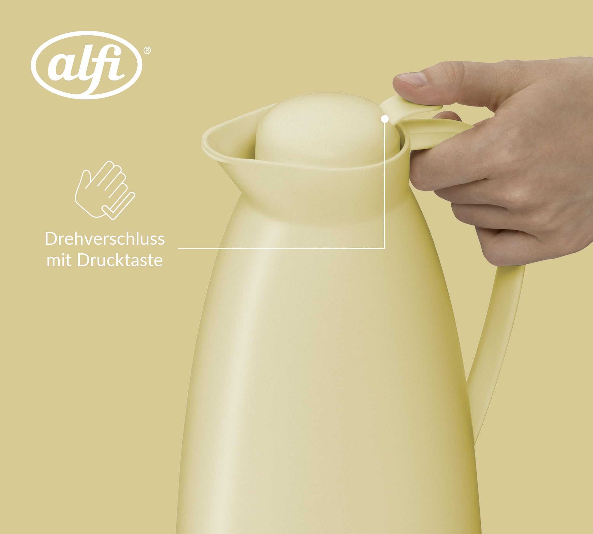 alfi-eco-isolierkanne-1-0-l-soft-yellow-mit-hartglaseinsatz image 4