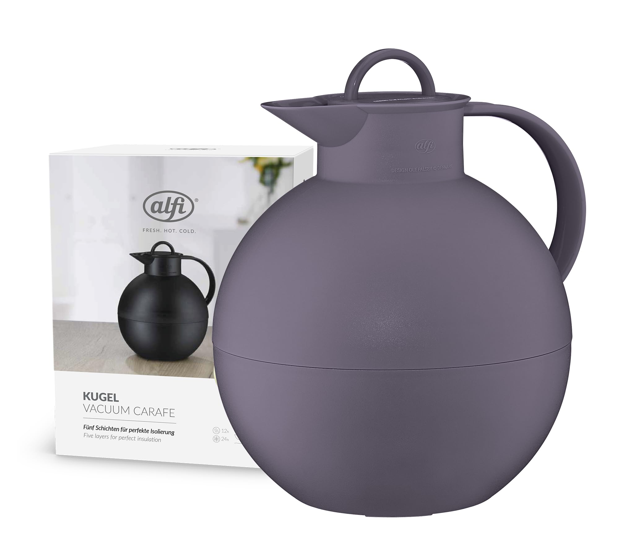 alfi-kugel-isolierkanne-0-94-l-hartglaseinsatz-12h-hei-wisteria-24h-kalt-thermos image 1