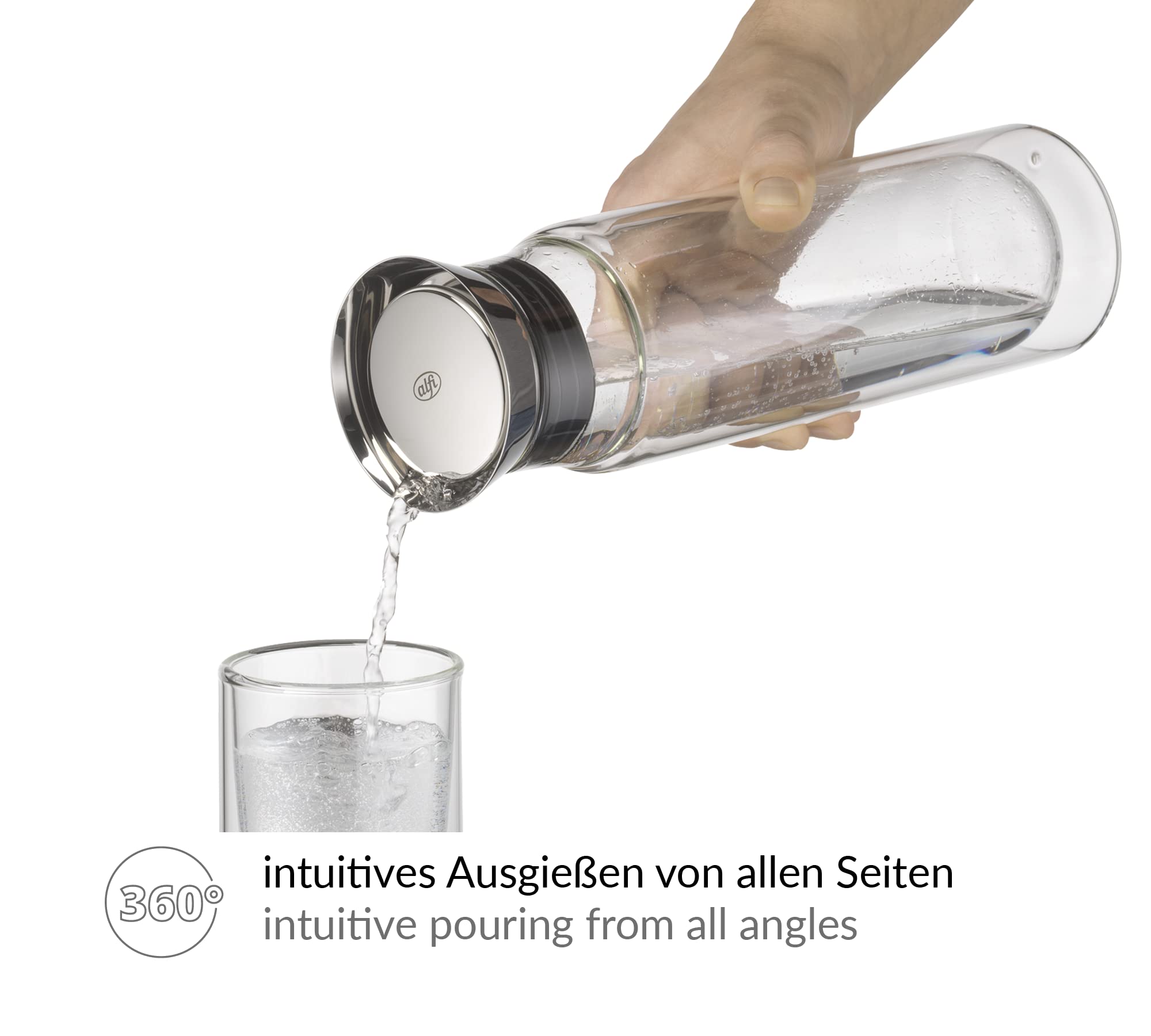 alfi-flowmotion-0-75l-glaskaraffe-mit-automatischem-ausgie-en-und-sieb image 5