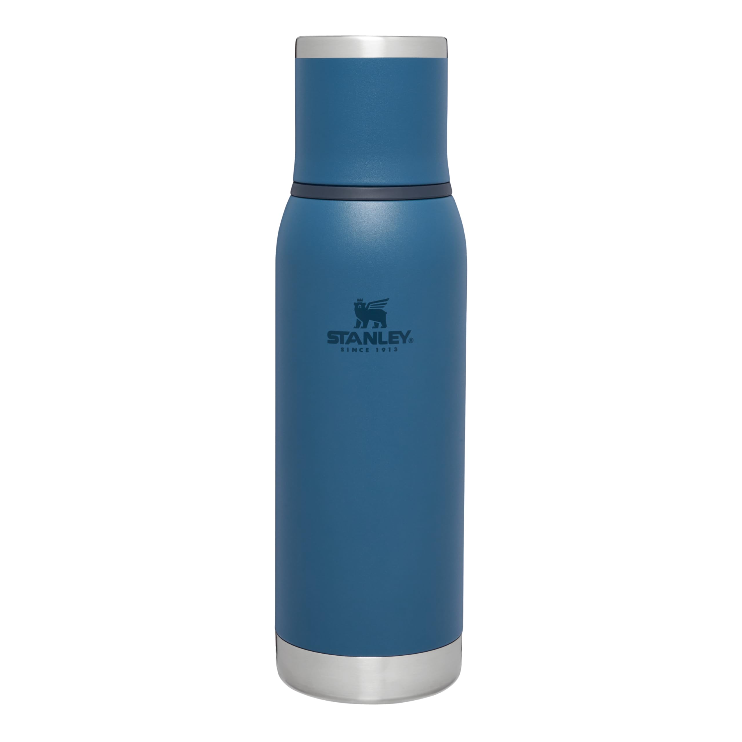 stanley-1913-adventure-to-go-thermosflasche-0-75l-abyss-mit-becherdeckel image 1